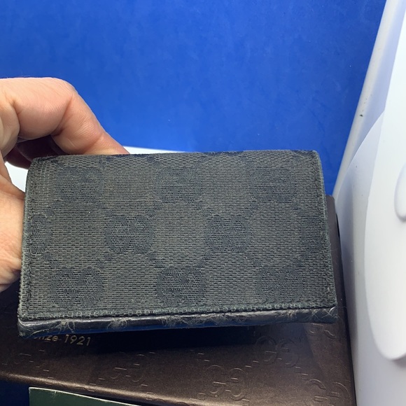Gucci vintage black key holder wallet - Picture 3 of 9
